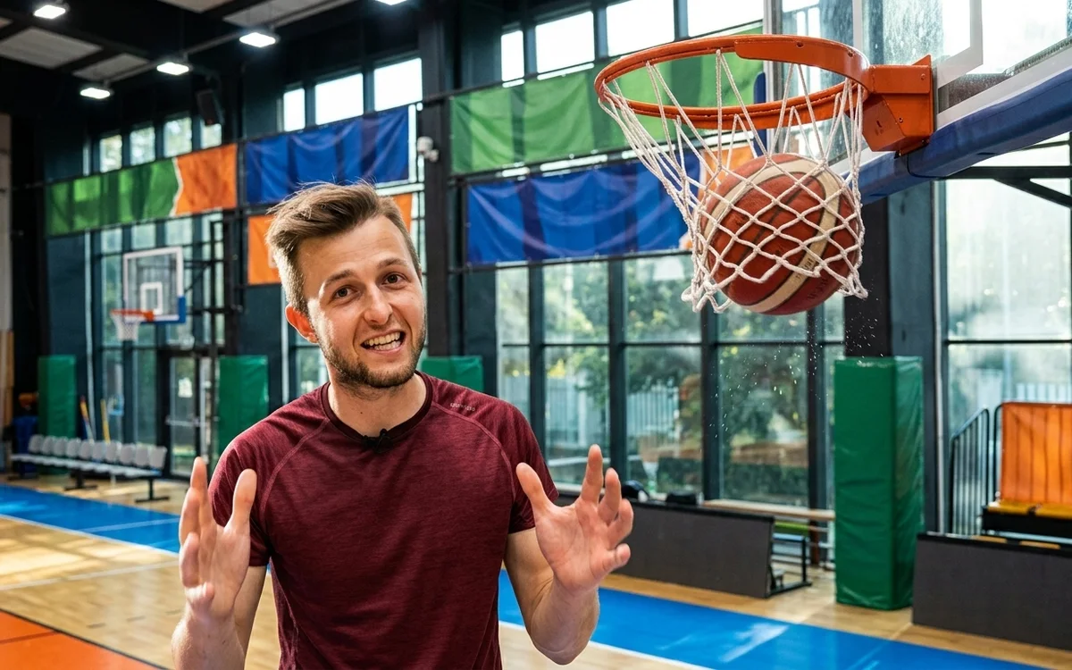 Basketball trickshots for a creator