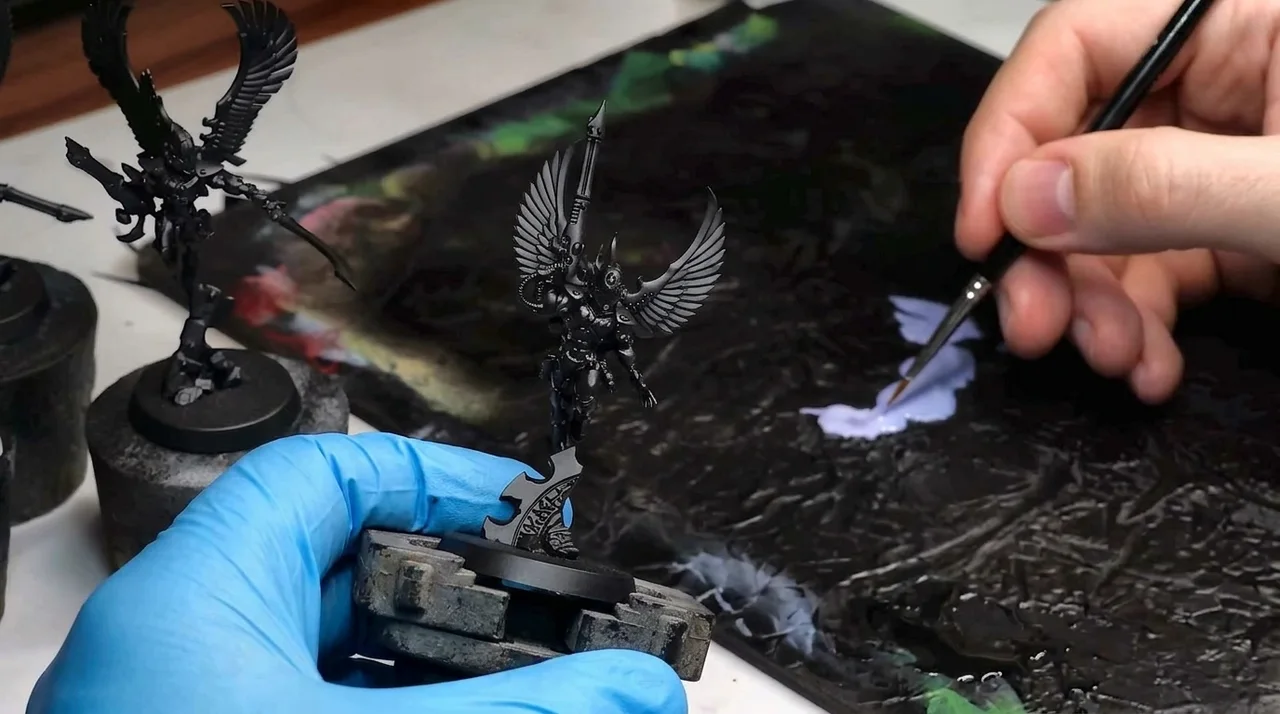 Miniature painting for a YouTube channel, 1