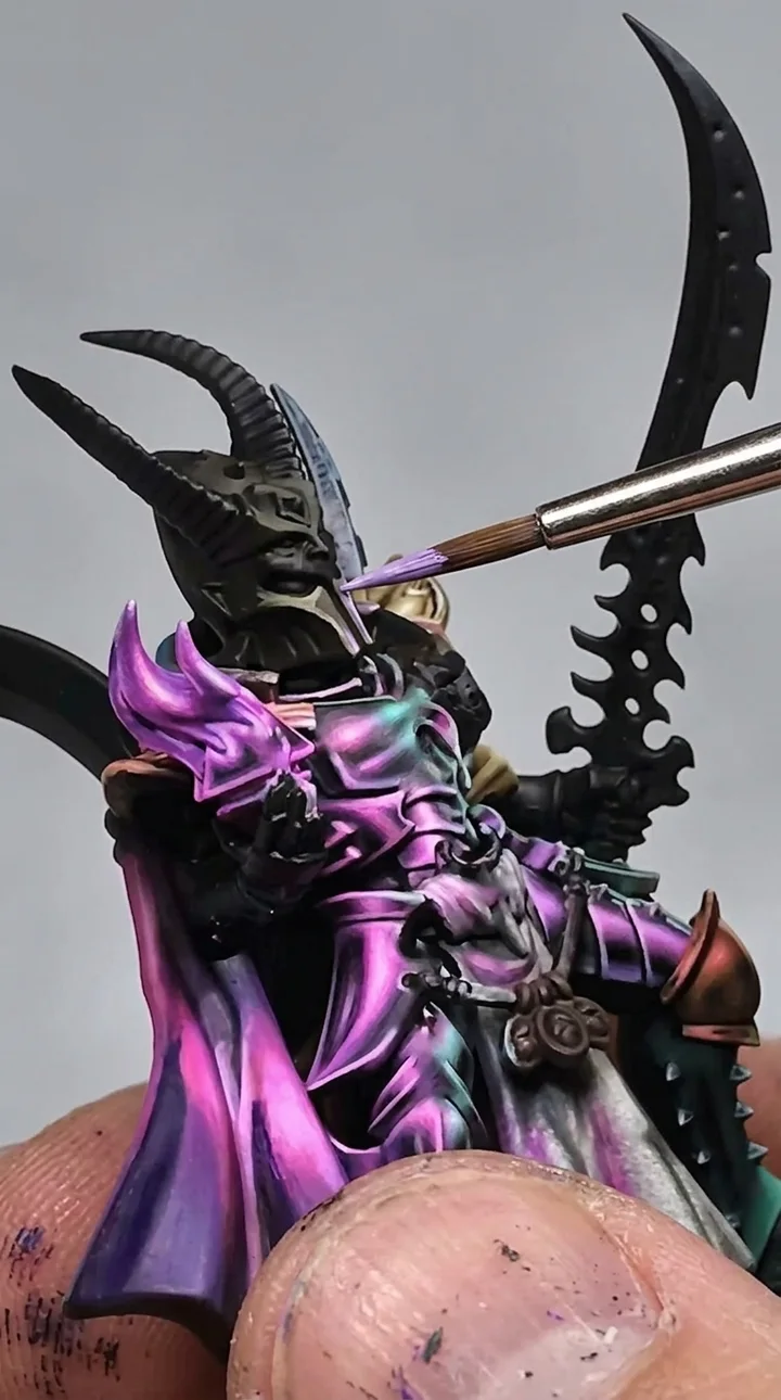 Miniature painting for a YouTube channel, 4