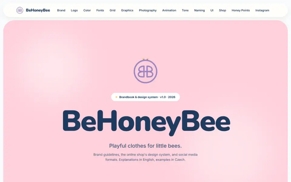BeHoneyBee brand book, 1