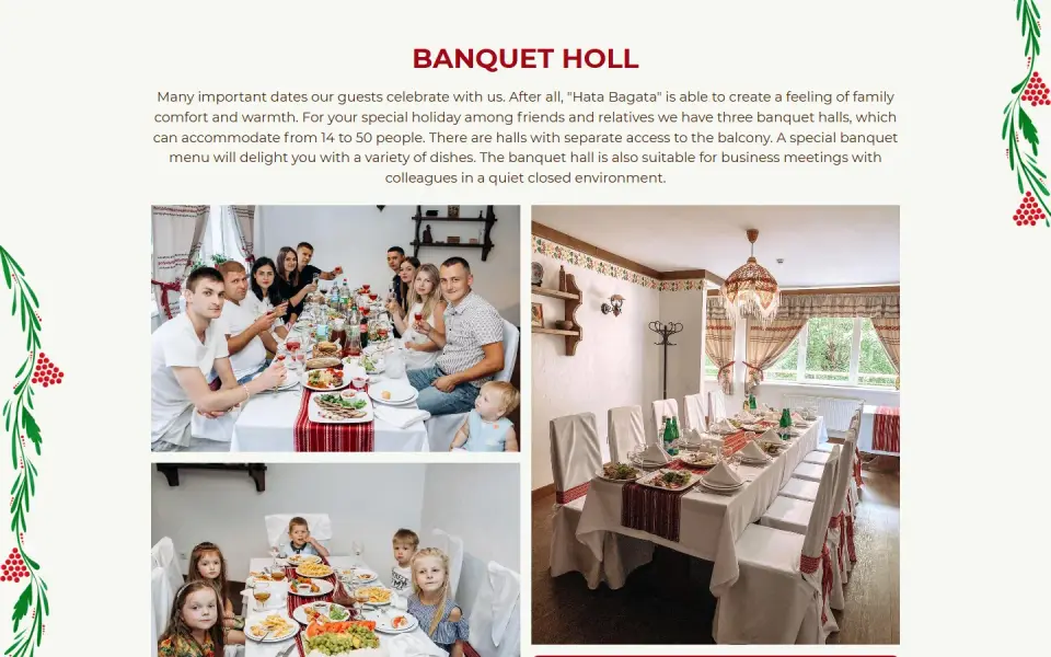 Every hall shown in real photos
