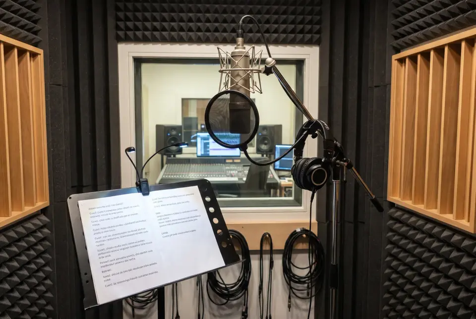 We record in our studio in Prague or come to you with the gear.