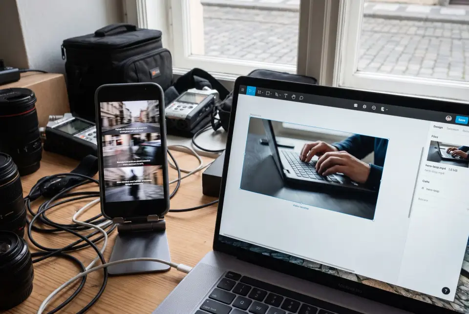 We build websites too, so we know what the file has to be: a hero loop under 2 MB, a vertical cut for Instagram, 6 and 15 second versions for ads.