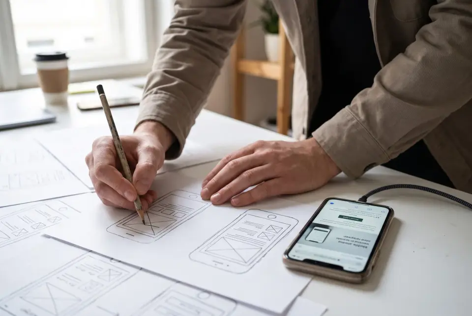 We design for mobile first, because that's where most visits come from today.