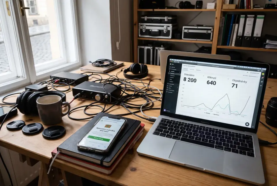 Every email has one goal, and we measure how many people clicked and how many orders came from it.