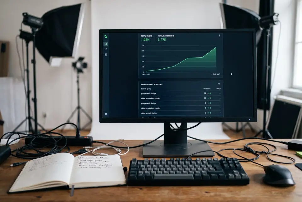 We fix the technical brakes on your site, write pages and articles for the queries your customers actually type, and move the rankings month by month.