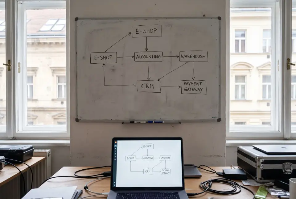 We connect shops, accounting, warehouses, CRMs and payment gateways, Czech and international.