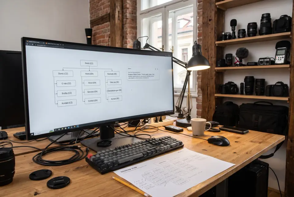 SEO is built in from day one: structure, headings and language versions are ready for search before launch.